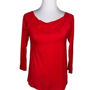 Sarin Mathews Chic Scarlet Blouse for Women